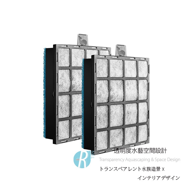 透明度 TRN｜SICCE 希捷｜AQUA FILTRA 40 靜音型多功能外掛過濾器｜活性碳板｜2入｜吸收異味 除水色-細節圖2