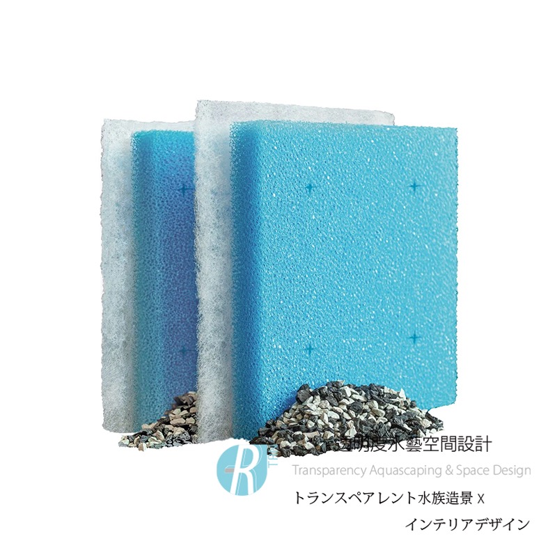 透明度 TRN｜SICCE 希捷｜AQUA FILTRA 40 靜音型多功能外掛過濾器｜生化棉＋白棉＋濾石｜2組｜過濾棉-細節圖2