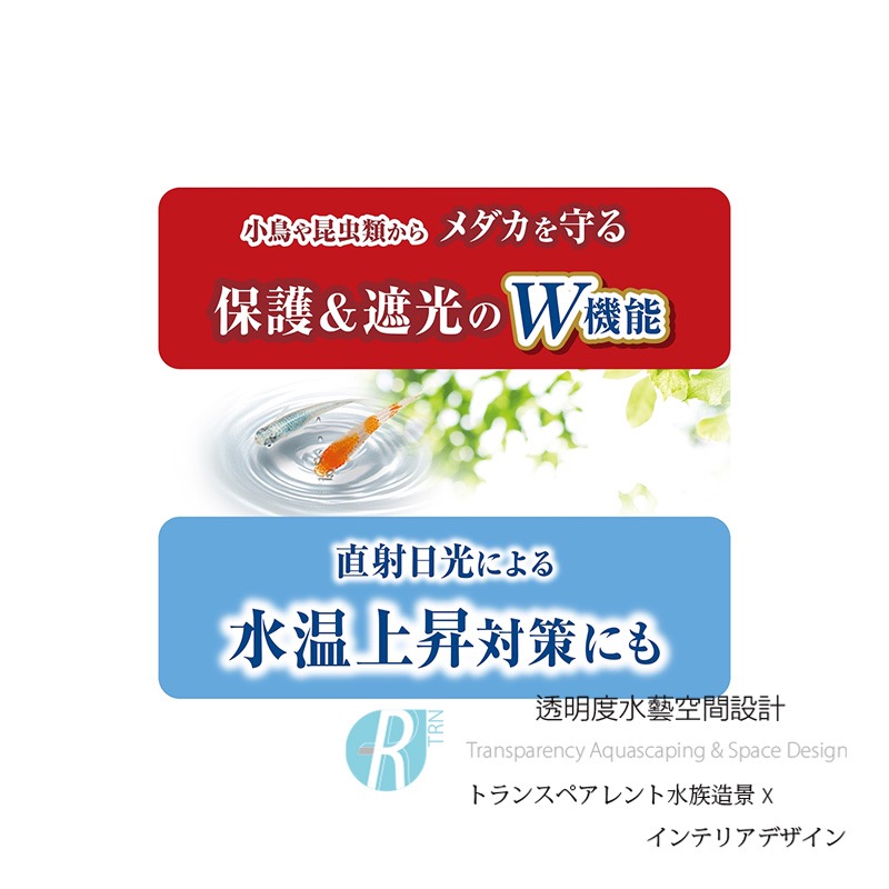 透明度 TRN｜GEX 五味｜メダカ元気 保護網 丸型｜防護網 防跳網 防逃網-細節圖4