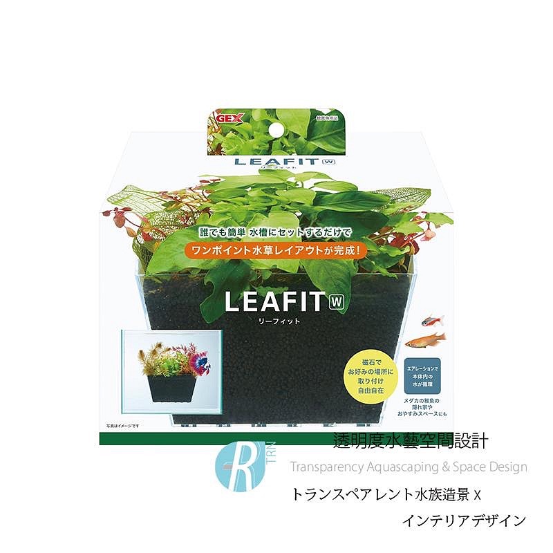 透明度 TRN｜GEX 五味｜LEAFIT W 磁吸式水草培養盒｜水培盒 水耕培養皿 魚草共生-細節圖2