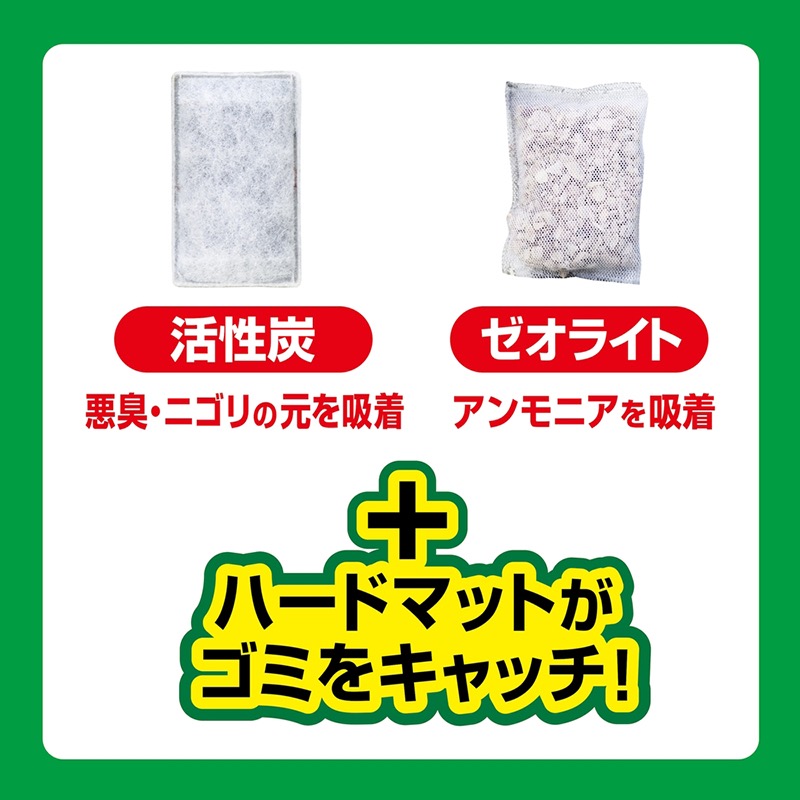 透明度 TRN｜GEX 五味｜カメ元気 沉水過濾器｜替換棉＋活性碳＋沸石｜吸收異味 改善水色 除氨 濾材-細節圖9
