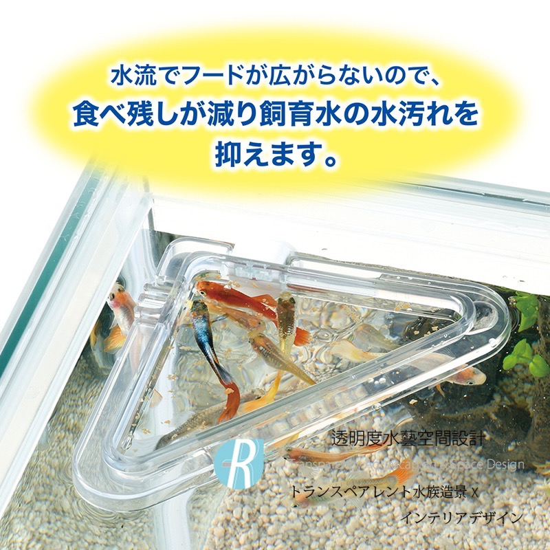 透明度 TRN｜GEX 五味｜磁吸角落餵食圈｜三角型｜6mm｜餵食器-細節圖5