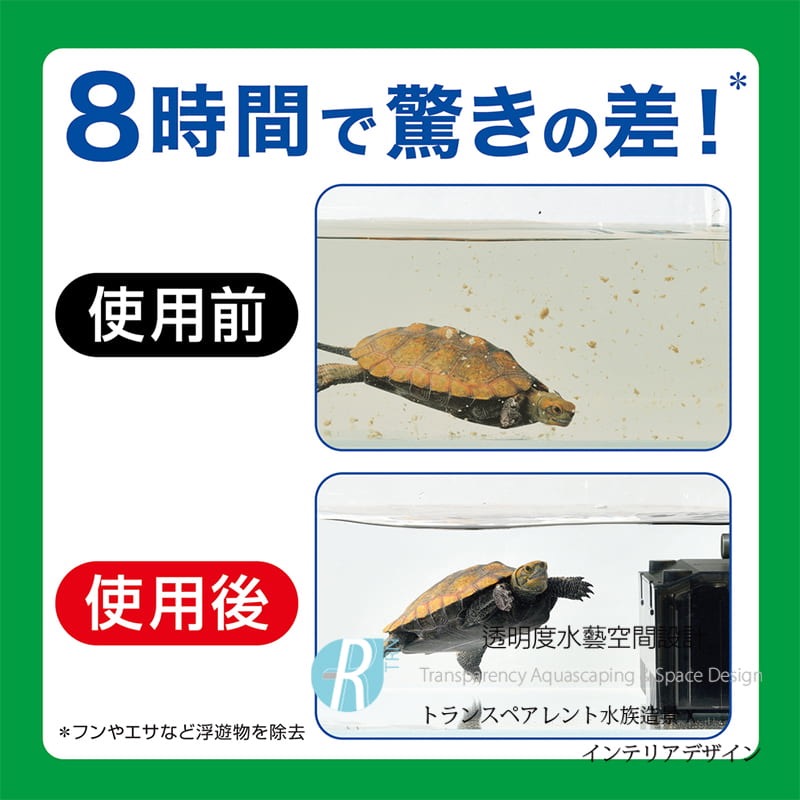 透明度 TRN｜GEX 五味｜カメ元気 USB烏龜三用強力過濾器｜替換棉＋活性碳＋沸石｜吸收異味 改善水色 除氨 濾材-細節圖7
