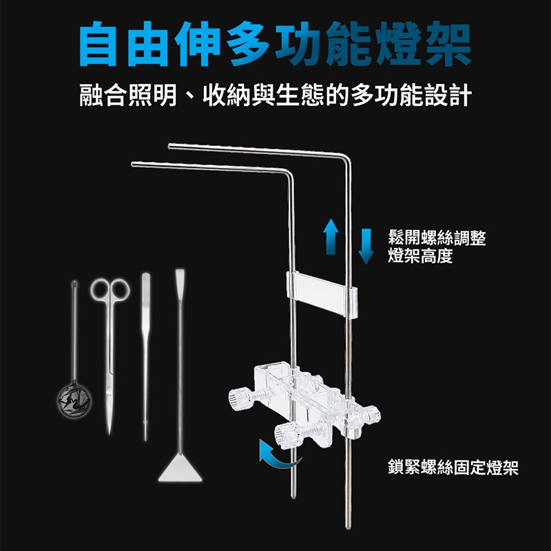 透明度 TRN｜UP AQUA 雅柏｜Z3X系列 清澈/深海/全光譜3合1認證跨燈 5尺｜150cm｜入門級LED燈-細節圖6
