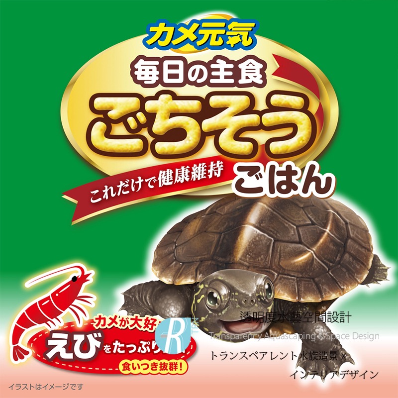 透明度 TRN｜GEX 五味｜カメ元気 高鈣鮮蝦烏龜主食｜浮上性｜大粒｜180g｜澤龜-細節圖2