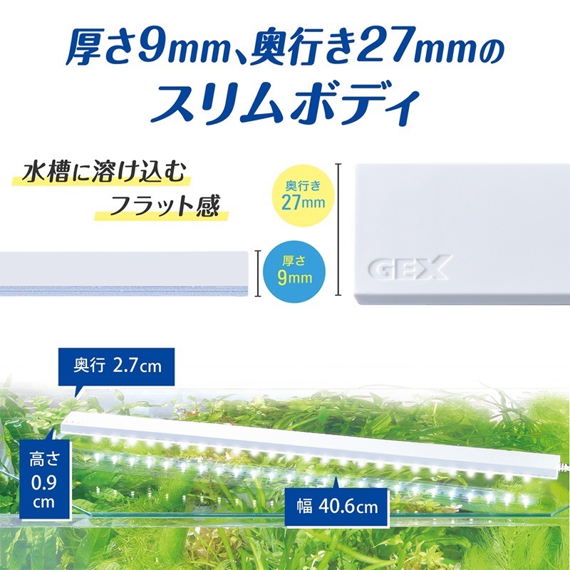 透明度 TRN｜GEX 五味｜CLEAR LED FLATTY USB高輝度LED跨燈 4052｜扁平白｜1.2尺-細節圖3