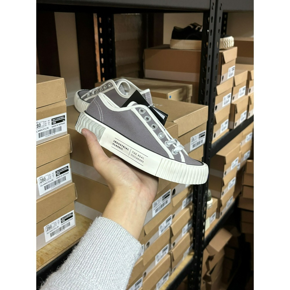 【Excelsior餅乾鞋】低筒 灰色帆布 白底 (GS_M6024CV_GY)-細節圖5