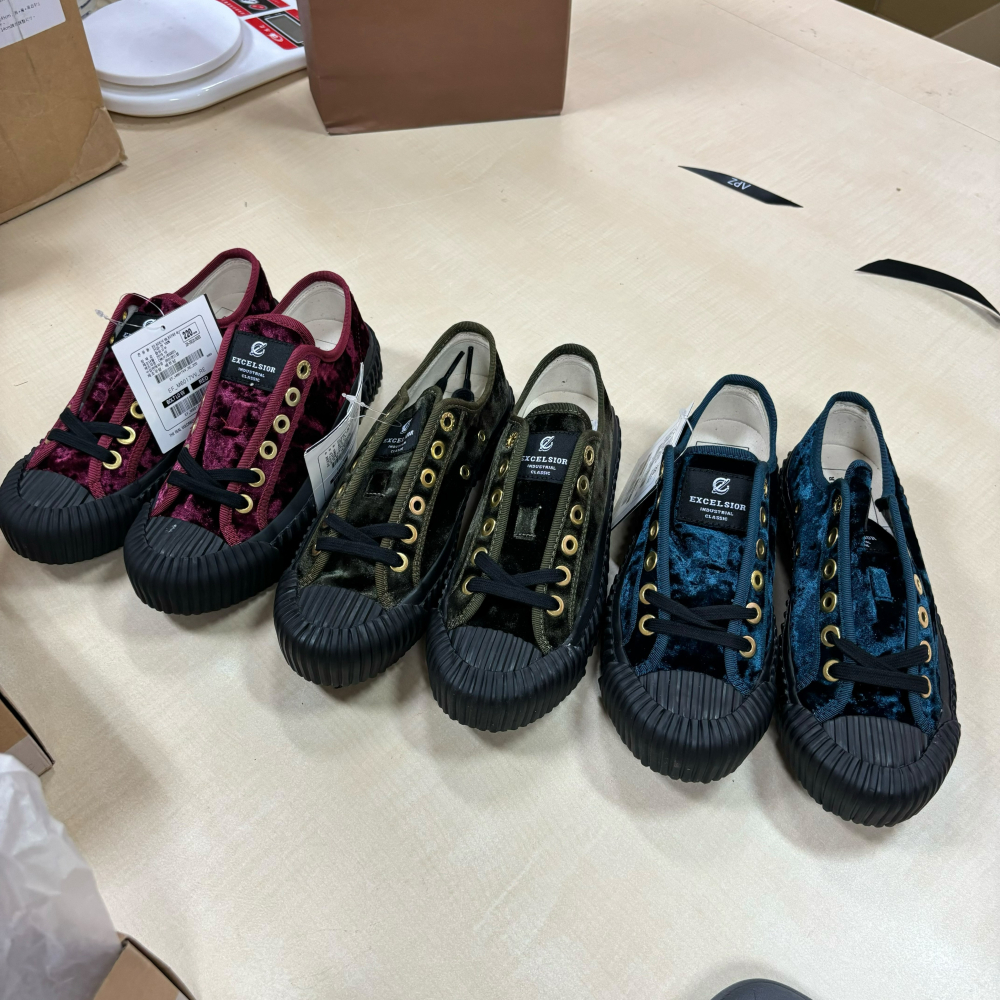 【Excelsior餅乾鞋】低筒 綠色絨布 黑底 (EF_M6017VV_GR)-細節圖4