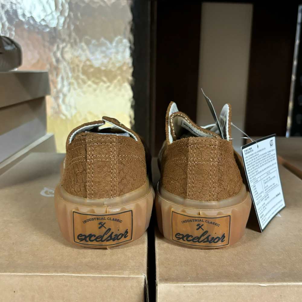 【Excelsior餅乾鞋】低筒 棕色鱷魚皮 焦糖底 (EF_M8017SU_BR)-細節圖2