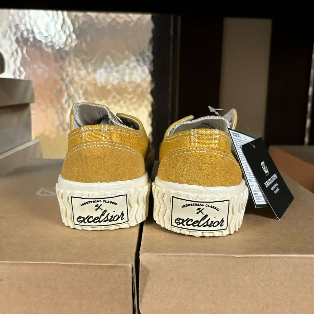 【Excelsior餅乾鞋】低筒 黃色帆布 白底 (FS_M6020CV_YL) 滑板鞋款-細節圖2