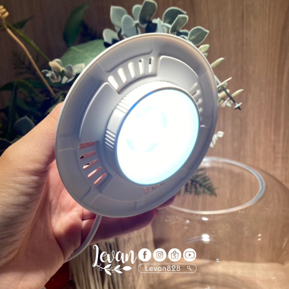 ［現貨］UFO微景觀植物燈補光燈苔蘚生態瓶燈led植物生長燈全光譜植物生長燈植物日照燈植物燈管多肉燈補光燈-細節圖4