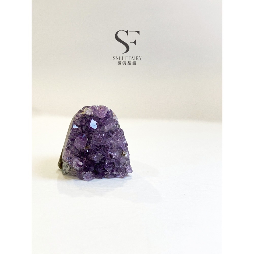 SF迷你晶鎮｜能量淨化・風水招福 拇指晶鎮 烏拉圭紫晶鎮 水晶初心者 小晶鎮 辦公室 風水擺設 迷你晶鎮 招貴人-規格圖1