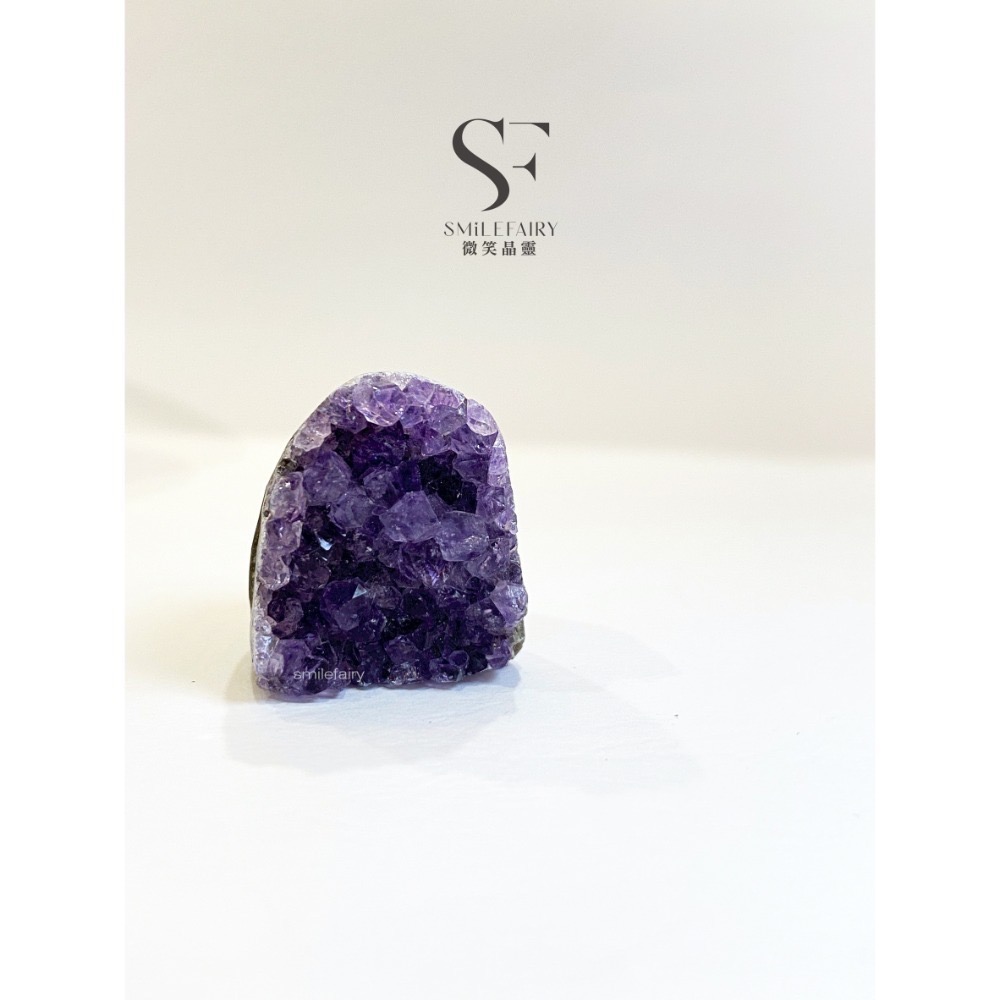 SF迷你晶鎮｜能量淨化・風水招福 拇指晶鎮 烏拉圭紫晶鎮 水晶初心者 小晶鎮 辦公室 風水擺設 迷你晶鎮 招貴人-規格圖1