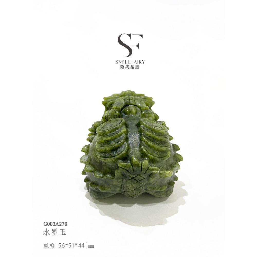 SF龍龜｜水墨玉．能量養生玉｜安神緩壓、調理機能、活絡氣血、淨化排濁、壓力釋放-細節圖4