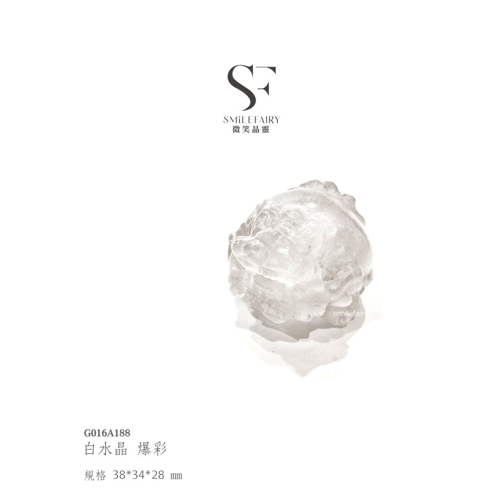 SF龍龜｜白水晶-爆彩．全能淨化之王｜水晶之王 · 能量中樞、淨化負能量、增強專注力、清晰思考、提升靈性、 排解負面-細節圖2