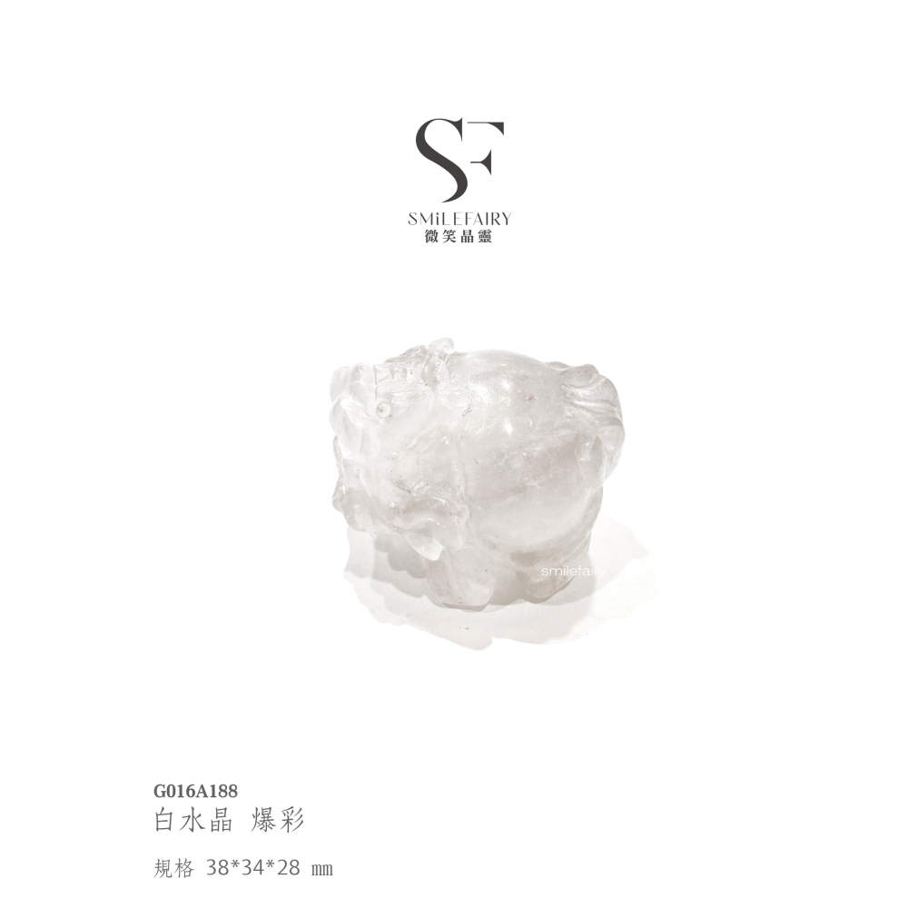 SF龍龜｜白水晶-爆彩．全能淨化之王｜水晶之王 · 能量中樞、淨化負能量、增強專注力、清晰思考、提升靈性、 排解負面-細節圖3