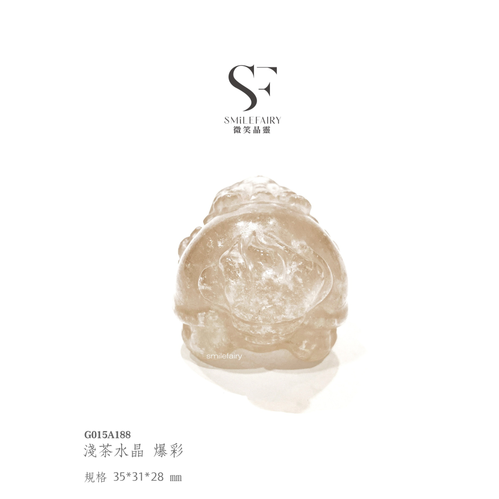 SF龍龜｜淺茶水晶-爆彩．大地能量之錨｜穩定情緒、淨化負能量、增強自信、促進再生、提升耐力，穩定財運和事業-細節圖6