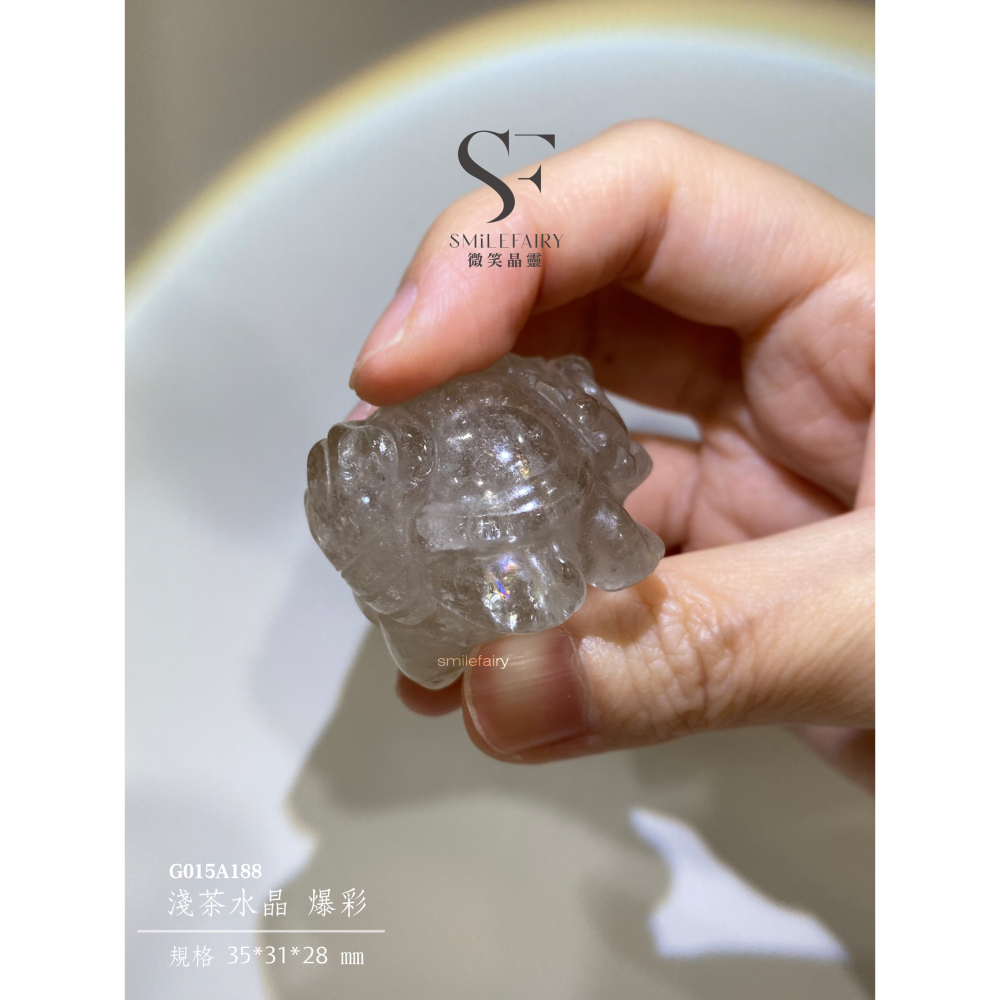 SF龍龜｜淺茶水晶-爆彩．大地能量之錨｜穩定情緒、淨化負能量、增強自信、促進再生、提升耐力，穩定財運和事業-細節圖8