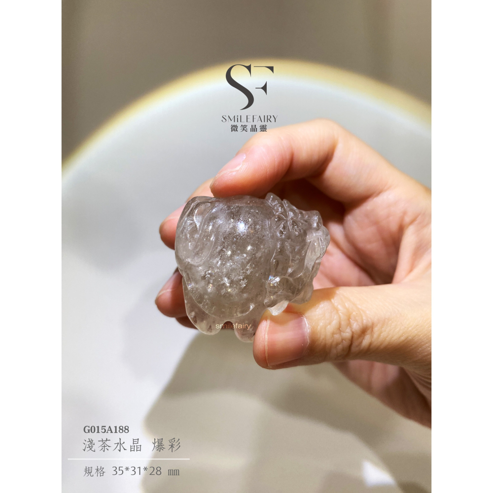 SF龍龜｜淺茶水晶-爆彩．大地能量之錨｜穩定情緒、淨化負能量、增強自信、促進再生、提升耐力，穩定財運和事業-細節圖9