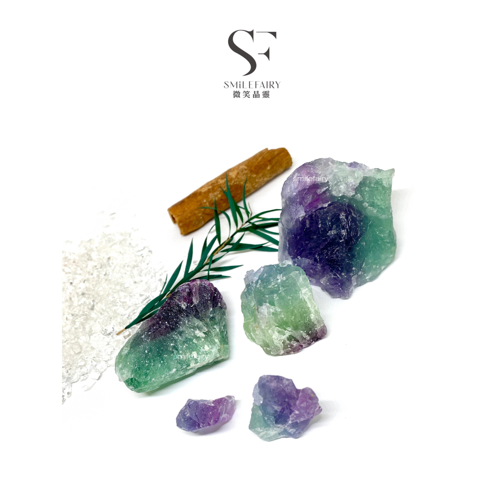 SF 水晶礦石冰淇淋i003｜綠紫螢石．天然能量の甜蜜療癒｜像冰淇淋一樣，融化你的不開心．擴香瓶無火香薰-細節圖3