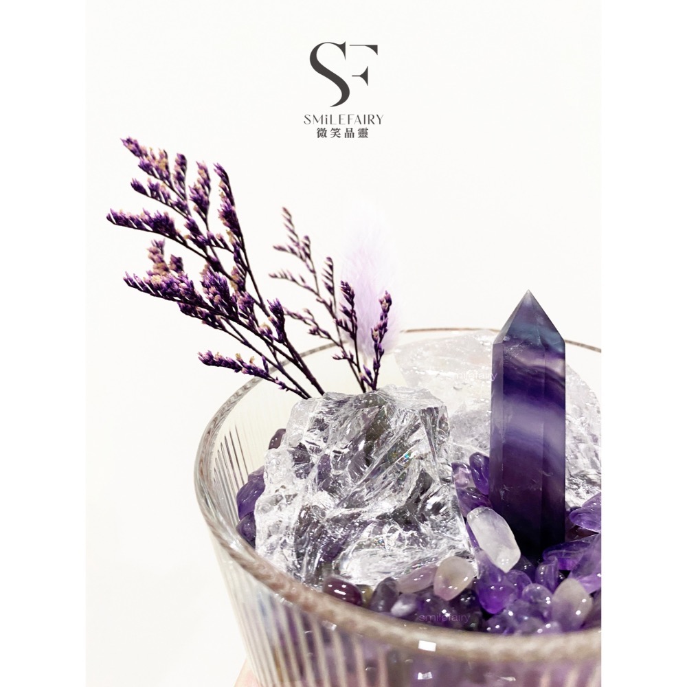 SF水晶花園G002｜紫境星辰｜能量聖域．水晶城堡．居家香氛禮物、擴香石、香薰杯-細節圖3