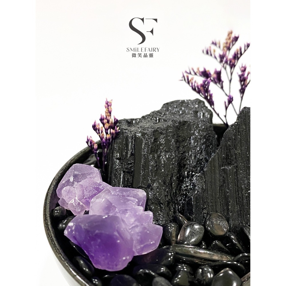 SF水晶花園G003｜暗夜晶靈｜守護者．消除濁氣．抵禦小人．水晶城堡．水晶盆栽．居家香氛禮物、擴香石、香薰杯-細節圖4
