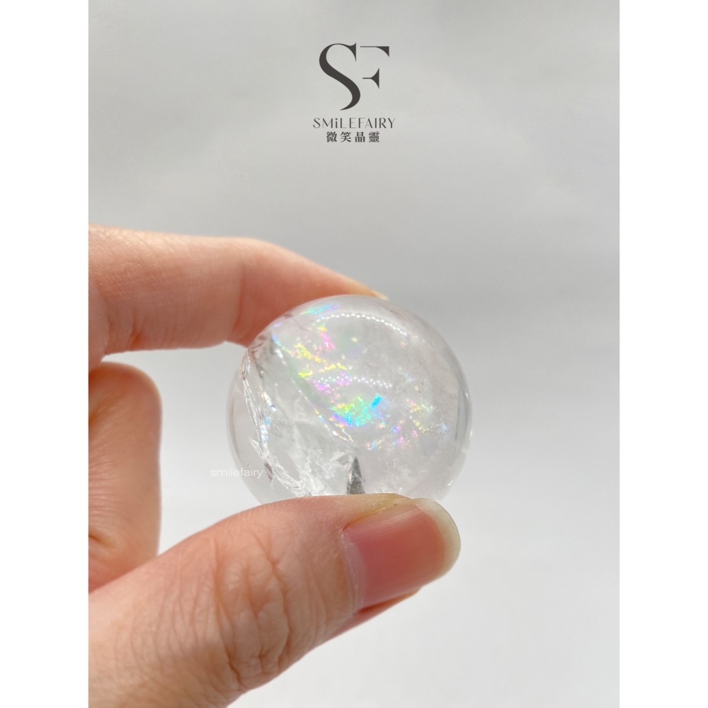 SF 爆彩白水晶B001｜全能淨化之王｜水晶之王 · 能量放大器、能量中樞、淨化負能量、增強專注力、清晰思考、提升靈性-細節圖3