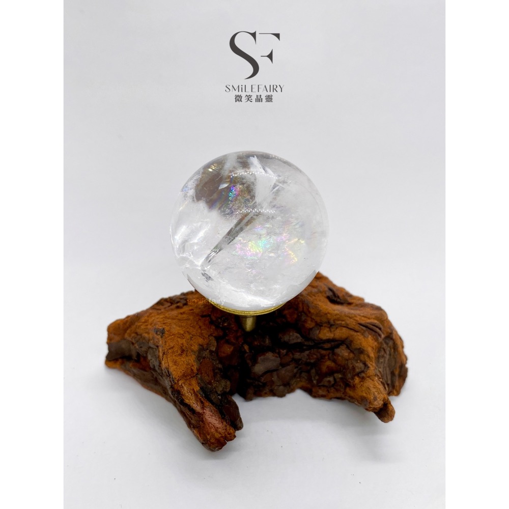 SF 爆彩白水晶B001｜全能淨化之王｜水晶之王 · 能量放大器、能量中樞、淨化負能量、增強專注力、清晰思考、提升靈性-細節圖4