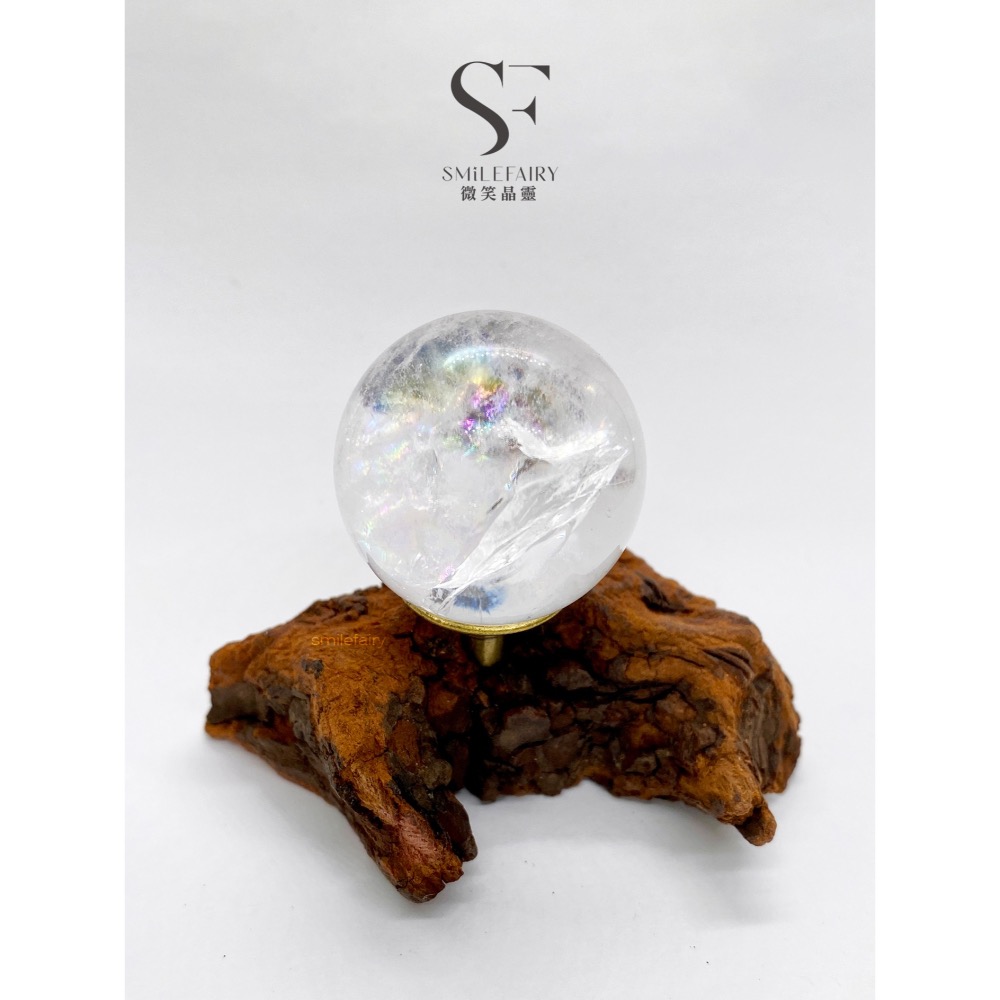 SF 爆彩白水晶B001｜全能淨化之王｜水晶之王 · 能量放大器、能量中樞、淨化負能量、增強專注力、清晰思考、提升靈性-細節圖5