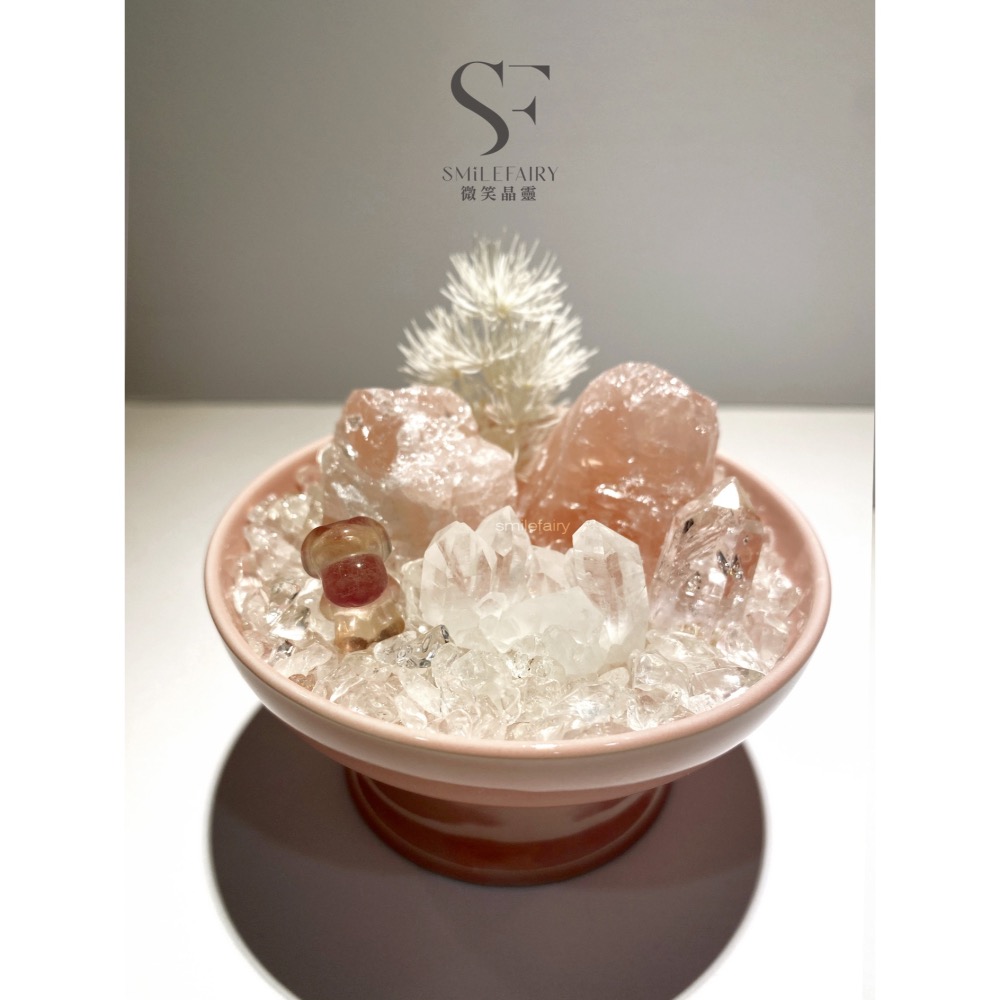 SF水晶花園G005｜心語心願｜能量花園．水晶城堡．居家香氛禮物、擴香石、香薰杯、微景觀、水晶盆栽、水晶花園-細節圖7