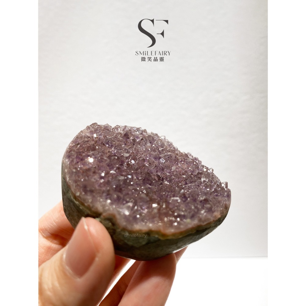 SF 捧花晶盤 Z034｜鈦晶烏拉圭彩晶鎮・招福晶鎮 紫水晶 紫晶簇 紫晶鎮 聚寶盆 招貴人 招財聚財 避邪驅凶 消磁-細節圖2