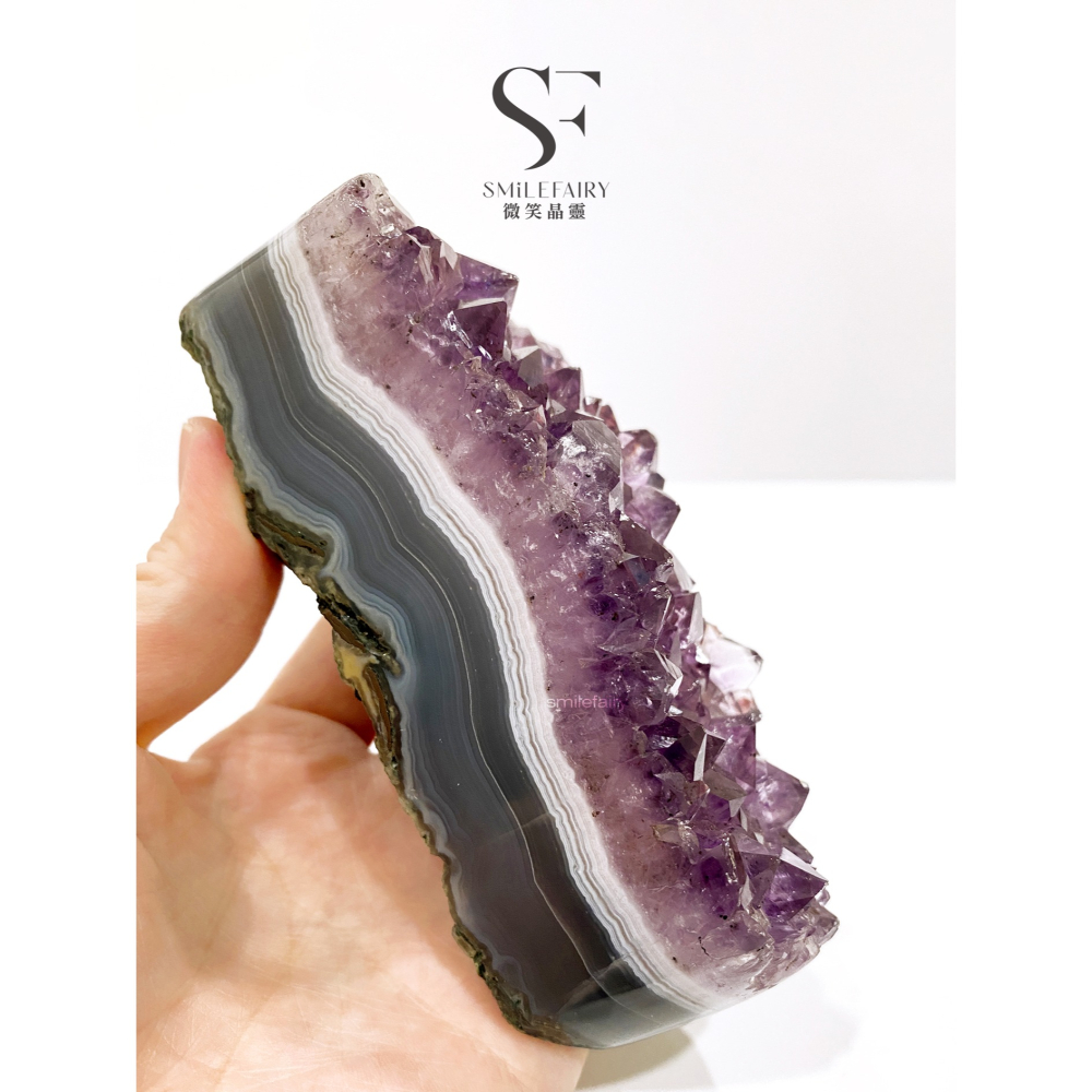 SF 彩晶鎮 Z039｜風信紫彩晶鎮・招福晶鎮 紫水晶 紫晶簇 紫晶鎮 聚寶盆 招貴人 招財聚財 避邪驅凶-細節圖2