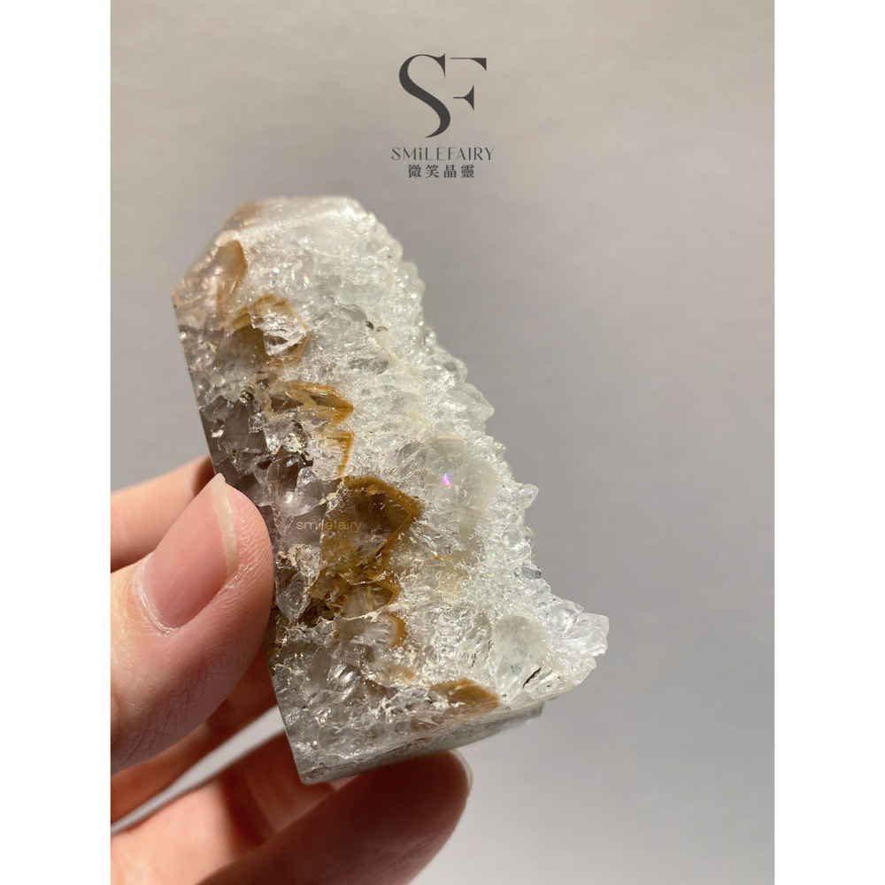 SF 能量柱 NL001A57｜白水晶柱・聚集能量、水晶晶柱、瑪瑙晶柱、鎮宅避邪、招財納福、淨化消磁-細節圖4