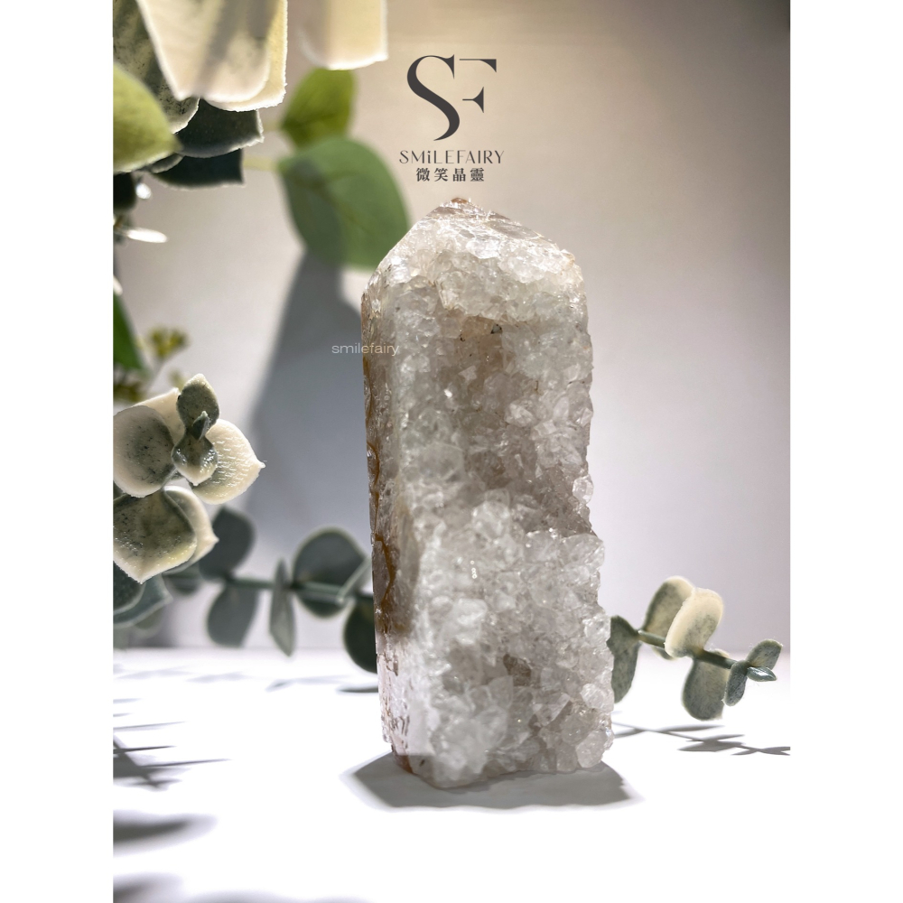 SF 能量柱 NL001A57｜白水晶柱・聚集能量、水晶晶柱、瑪瑙晶柱、鎮宅避邪、招財納福、淨化消磁-細節圖7