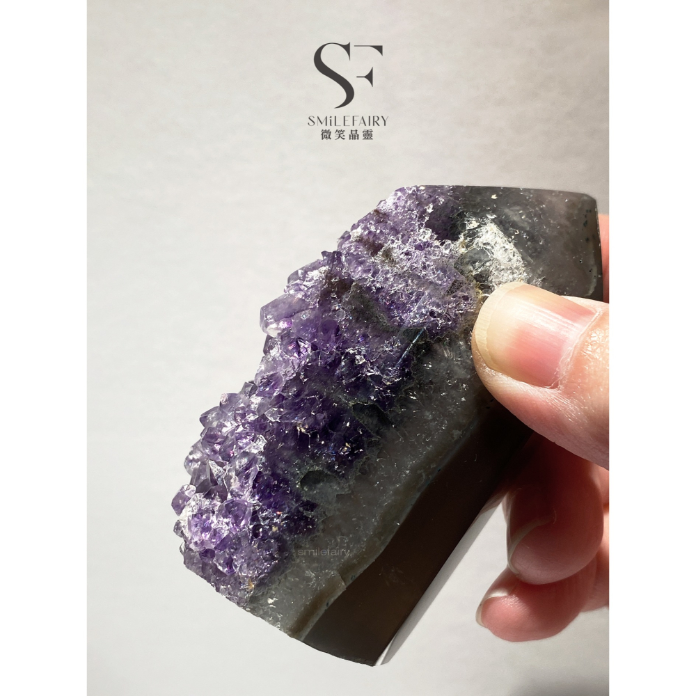 SF 能量柱 NL003A53｜紫水晶柱・聚集能量、水晶晶柱、瑪瑙晶柱、鎮宅避邪、招財納福、淨化消磁-細節圖6