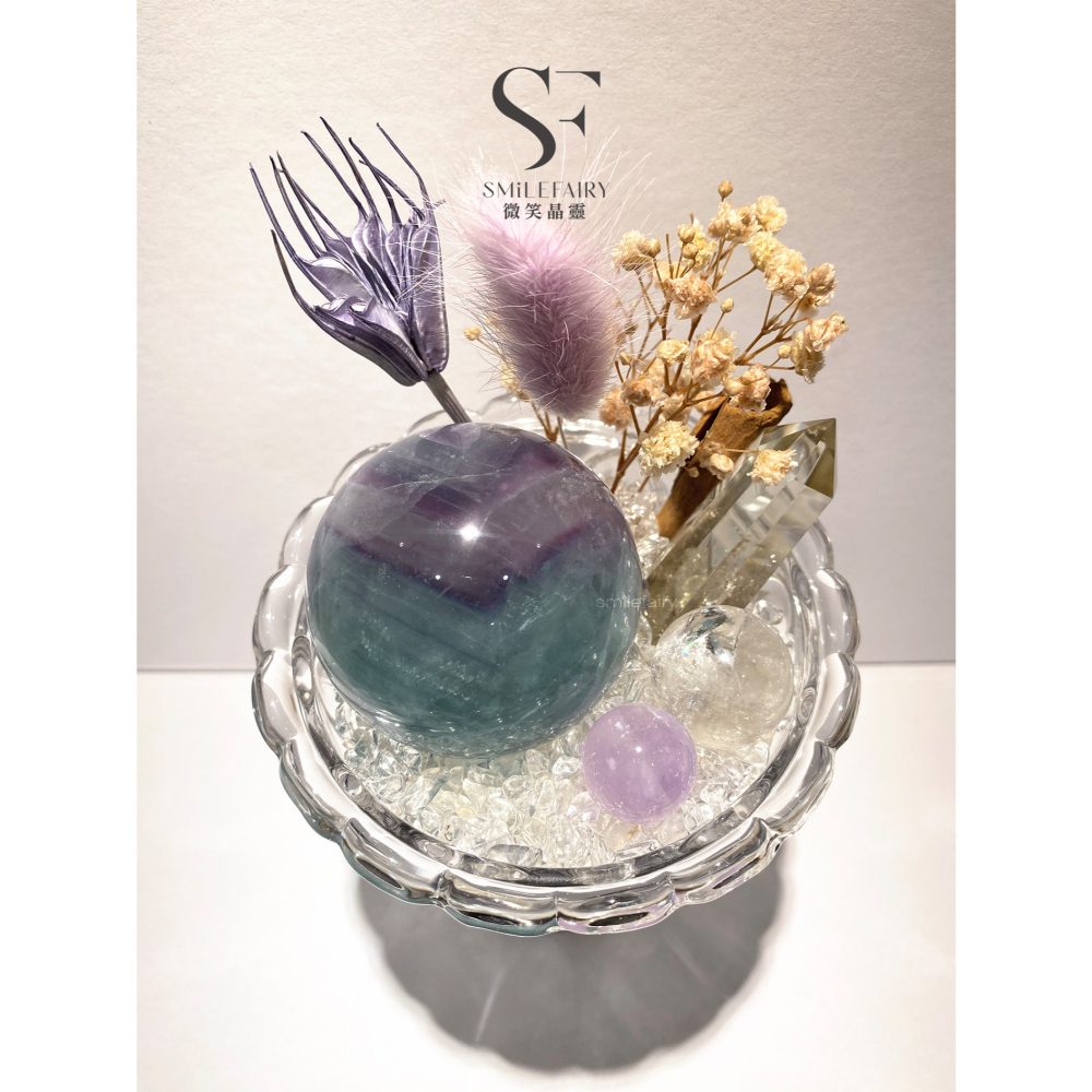 SF水晶花園G008｜晶語冰淇淋｜能量聖域．水晶城堡．居家香氛禮物、擴香石、香薰杯、水晶盆栽、水晶甜點-細節圖4
