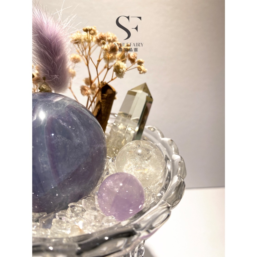 SF水晶花園G008｜晶語冰淇淋｜能量聖域．水晶城堡．居家香氛禮物、擴香石、香薰杯、水晶盆栽、水晶甜點-細節圖2