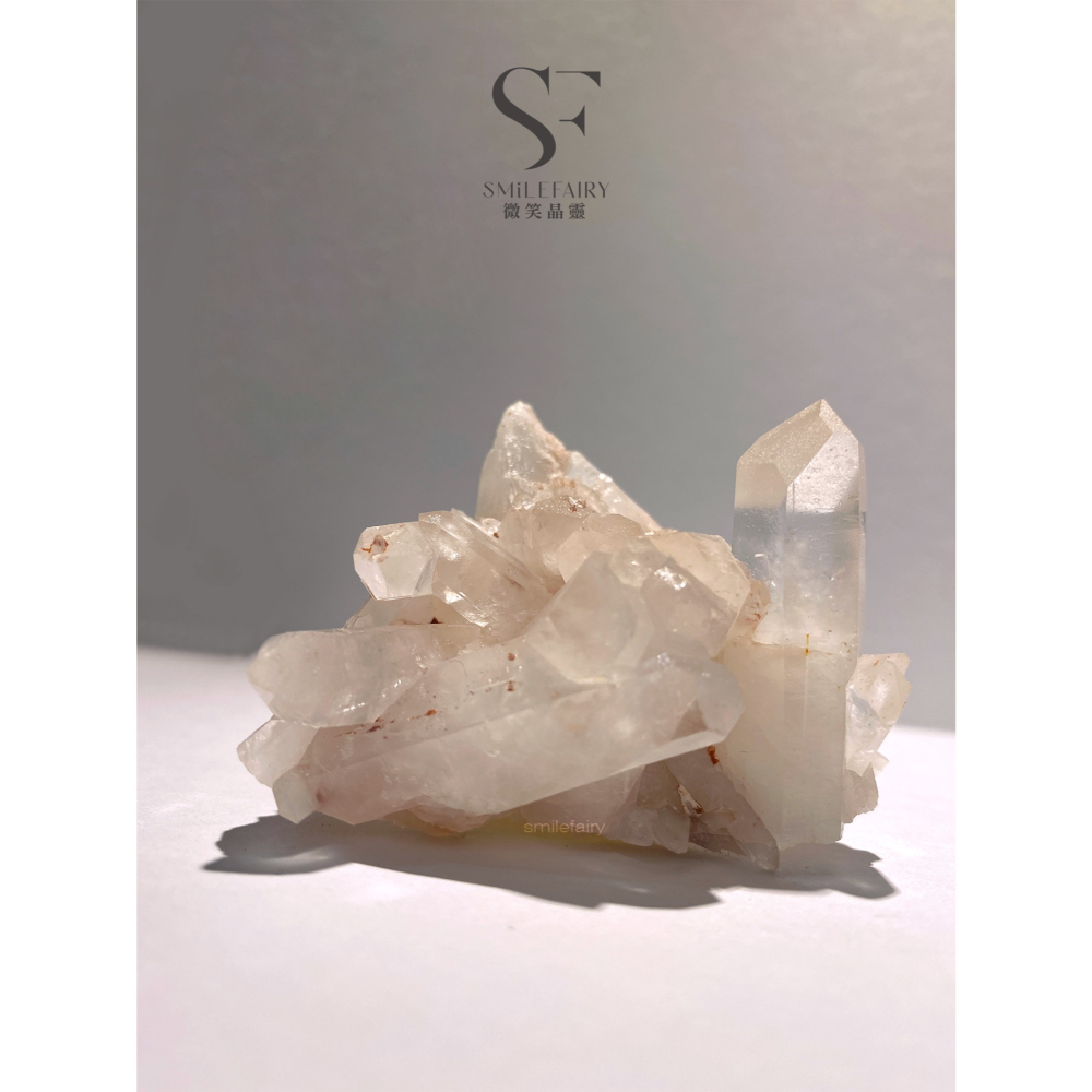 SF 水晶簇｜喜瑪拉雅水晶簇C007｜魅粉簇．頻能量水晶、淨化、平衡身心靈、提升專注力、減輕電磁波輻射、招財、增強人際-細節圖8