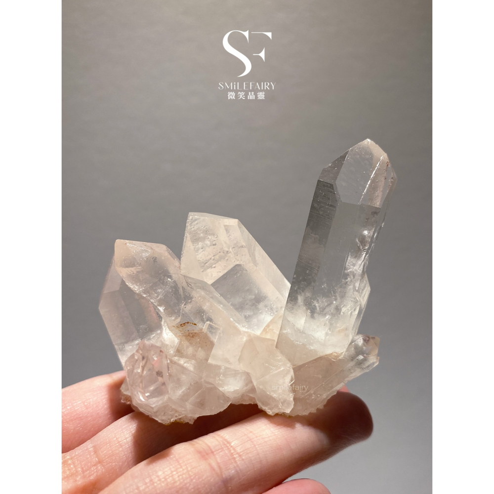 SF 水晶簇｜喜瑪拉雅水晶簇C014｜冰輕粉簇．頻能量水晶、淨化、平衡身心靈、提升專注力、減輕電磁波輻射、招財、人緣-細節圖4