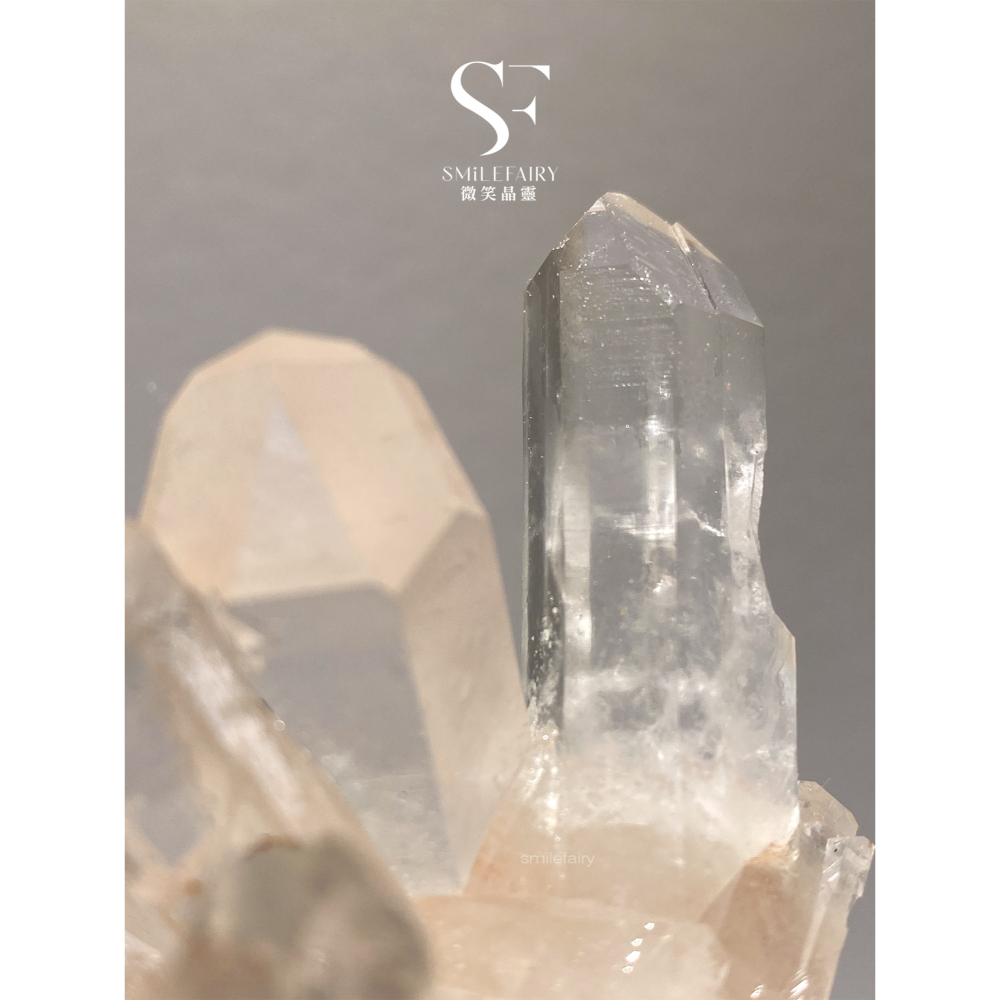 SF 水晶簇｜喜瑪拉雅水晶簇C014｜冰輕粉簇．頻能量水晶、淨化、平衡身心靈、提升專注力、減輕電磁波輻射、招財、人緣-細節圖5
