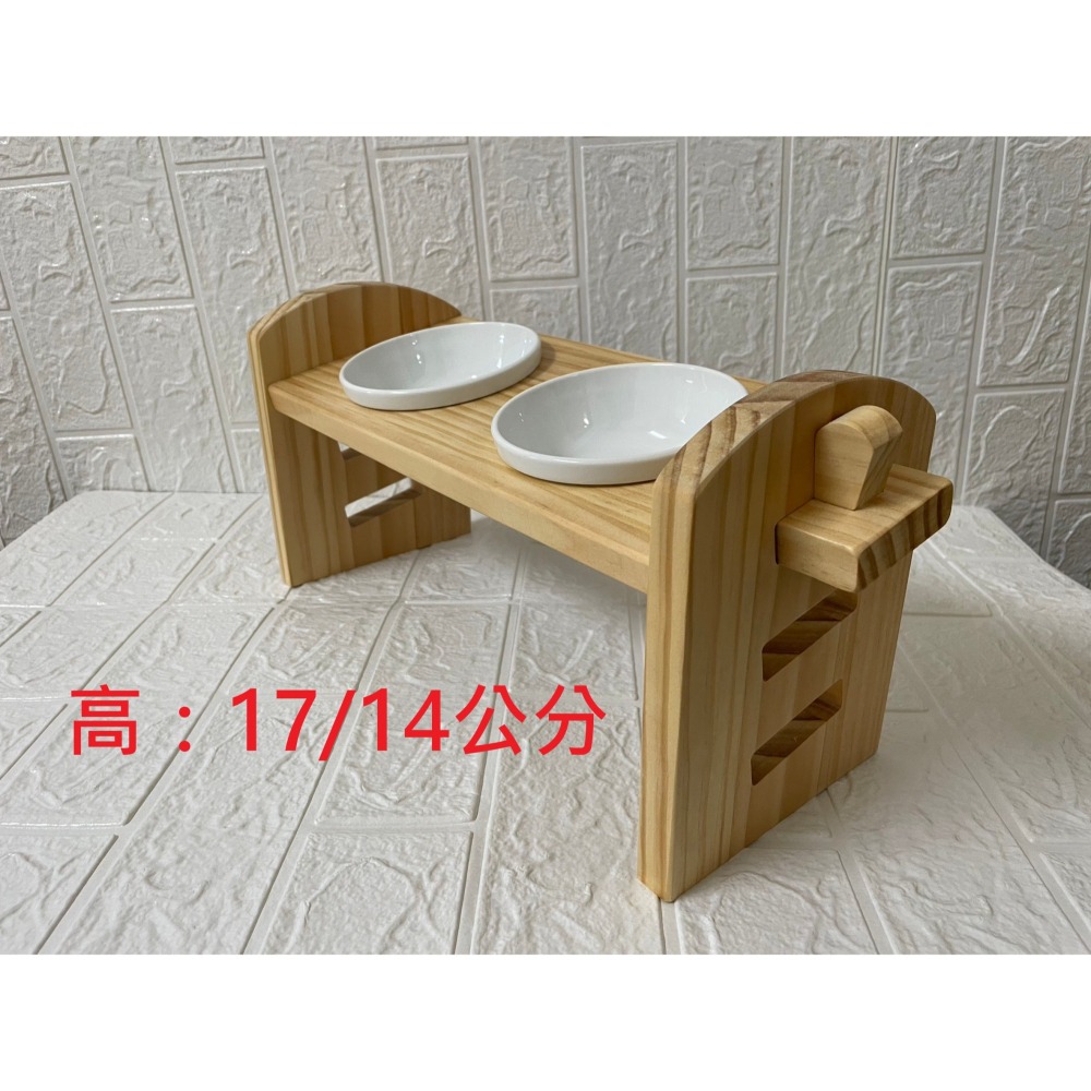 【M&M】可拆可調 寵物碗架 貓碗架 小型犬狗碗架 寵物餐桌 寵物碗 寵物餐具 寵物餐桌 貓咪碗 狗碗 架高碗-細節圖2