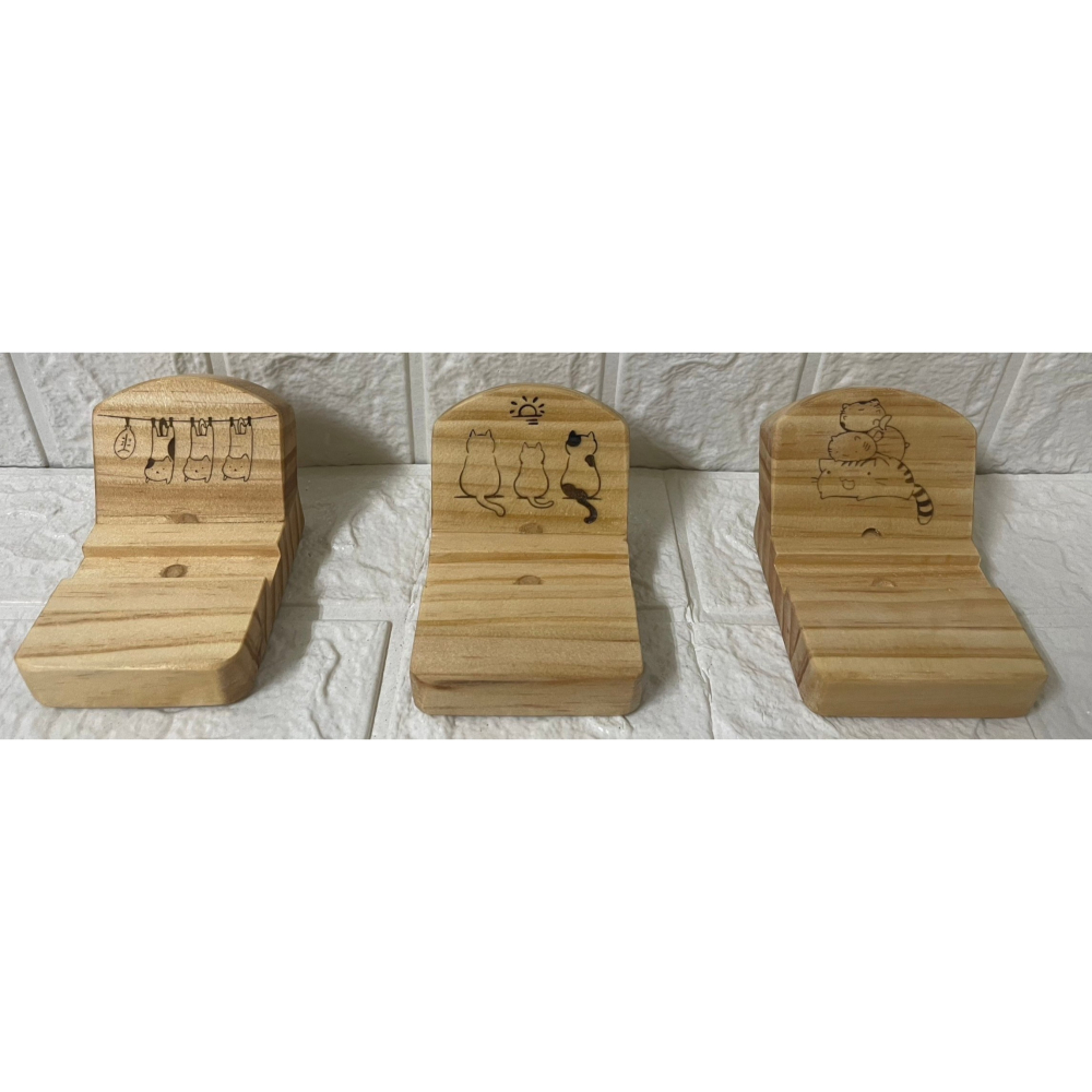 【M&M】實木手機支架 手機支架-細節圖2