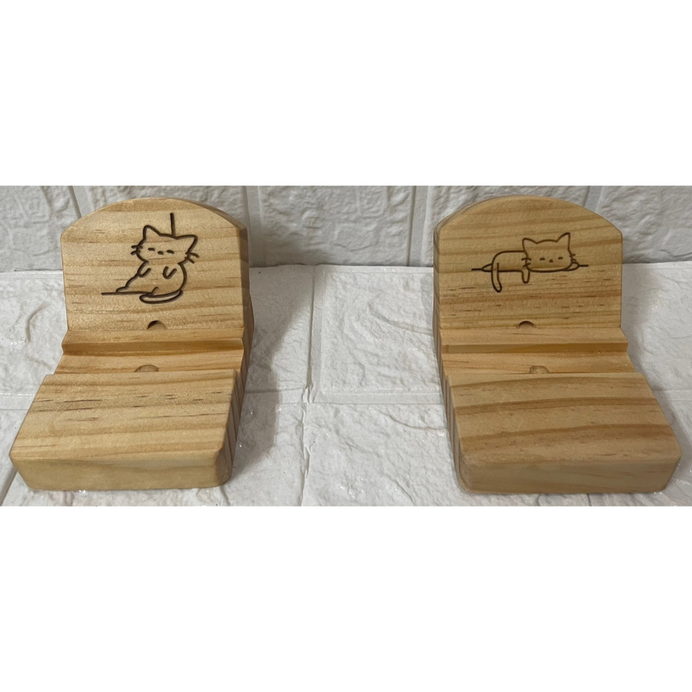 【M&M】實木手機支架 手機支架-細節圖3