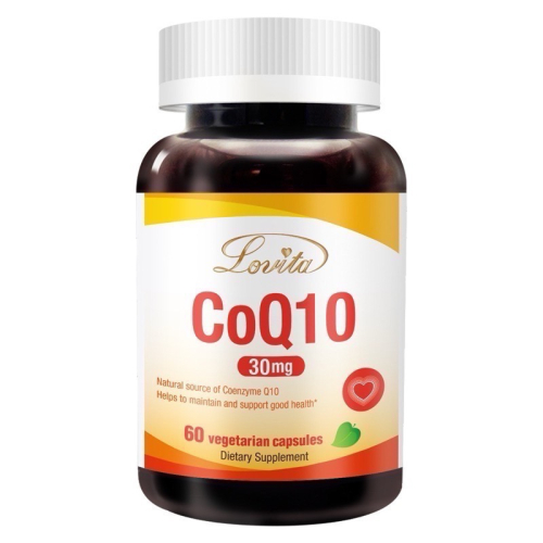 Lovita愛維他 輔酵素CoQ10素食膠囊 24小時內出貨 蝦皮最便宜 (60粒/瓶) 心臟病 心衰竭 高血壓 心血管
