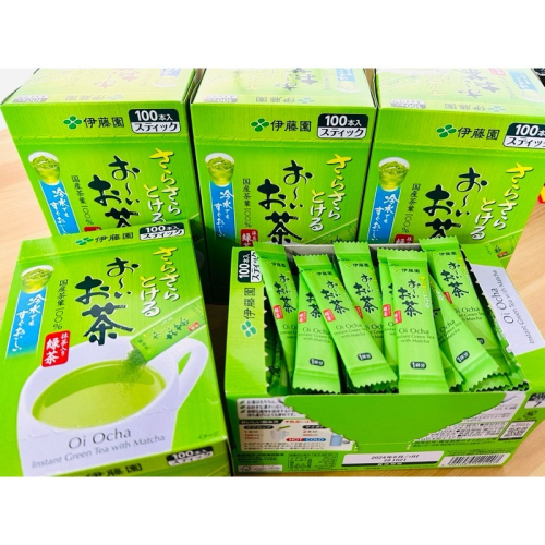 【拾玖號倉庫】日本空運進口 日本伊藤園 抹茶綠茶粉 0.8g/包 100入 日本製