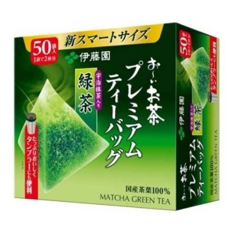 【拾玖號倉庫】日本伊藤園 Ito 三角立體茶包 50入 抹茶 煎茶 焙茶 玄米茶 綠茶-細節圖2