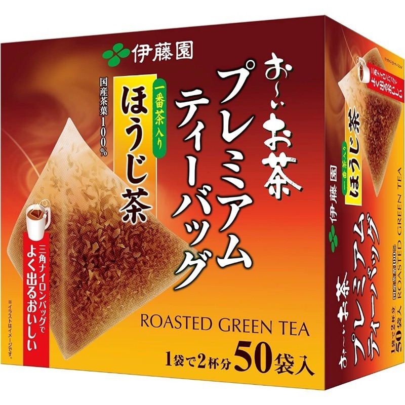 【拾玖號倉庫】日本伊藤園 Ito 三角立體茶包 50入 抹茶 煎茶 焙茶 玄米茶 綠茶-細節圖4