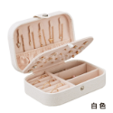 [實體店面品質放心]飾品收納盒 飾品收納 飾品盒 雙層飾品收納盒 首飾盒 水藍色 首飾收納盒 耳環收納盒 耳環收納-規格圖9