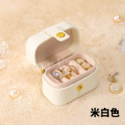 [實體店面品質放心]飾品收納盒 飾品收納 飾品盒 雙層飾品收納盒 首飾盒 水藍色 首飾收納盒 耳環收納盒 耳環收納-規格圖9