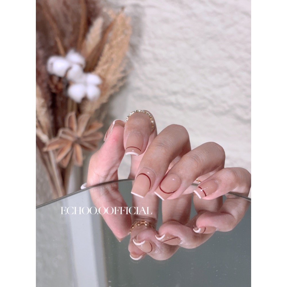 【 緋紅 】ECHOO壹口美甲穿戴甲-細節圖2